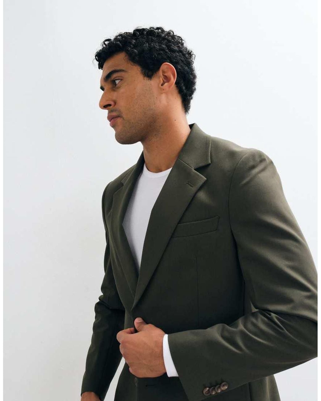 ASOS Multicolor Crease Resistant Slim Suit Jacket for men