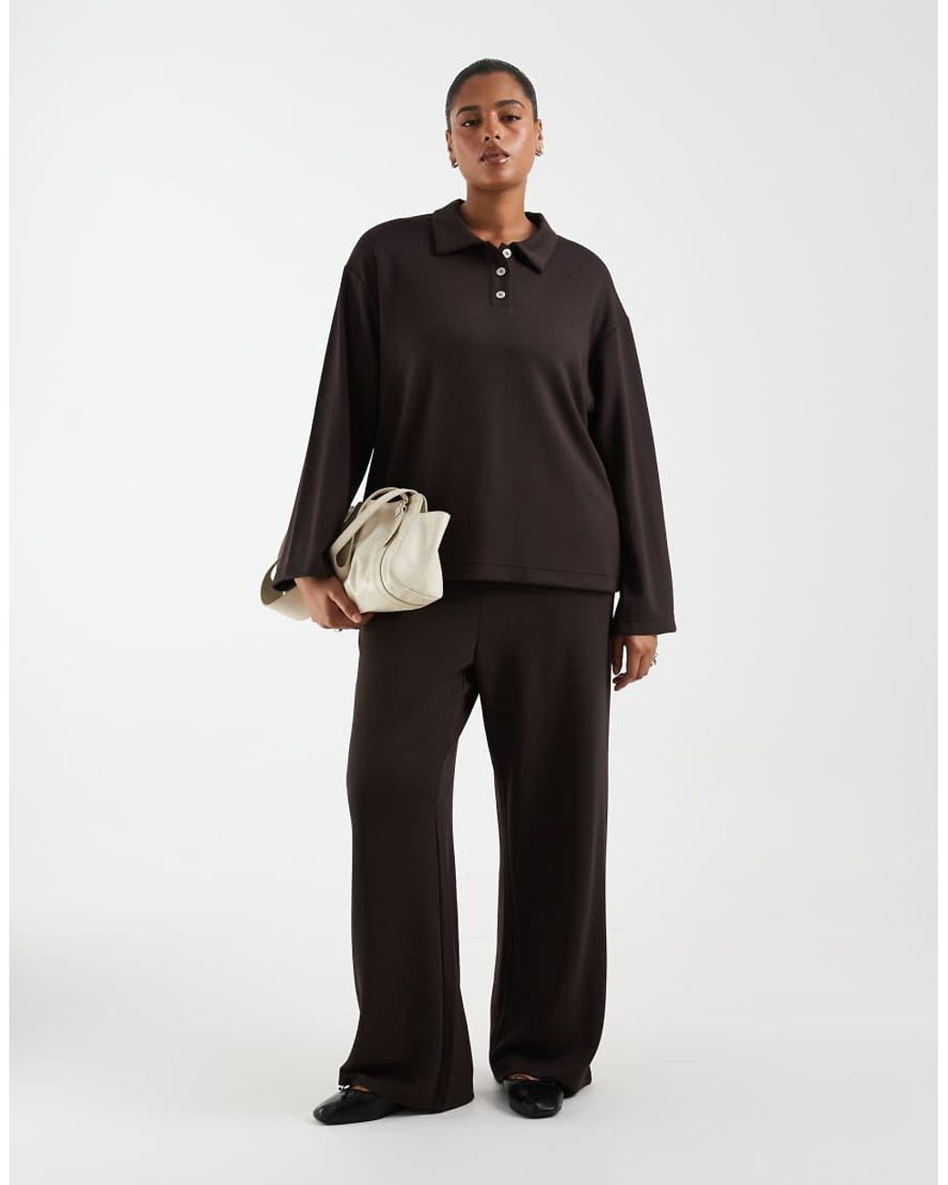 Vero Moda Superzachte Polotrui in het Black
