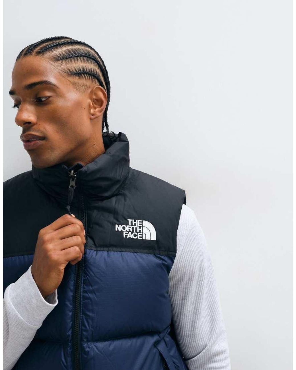 The North Face Blue 1996 Retro Nuptse Vest for men