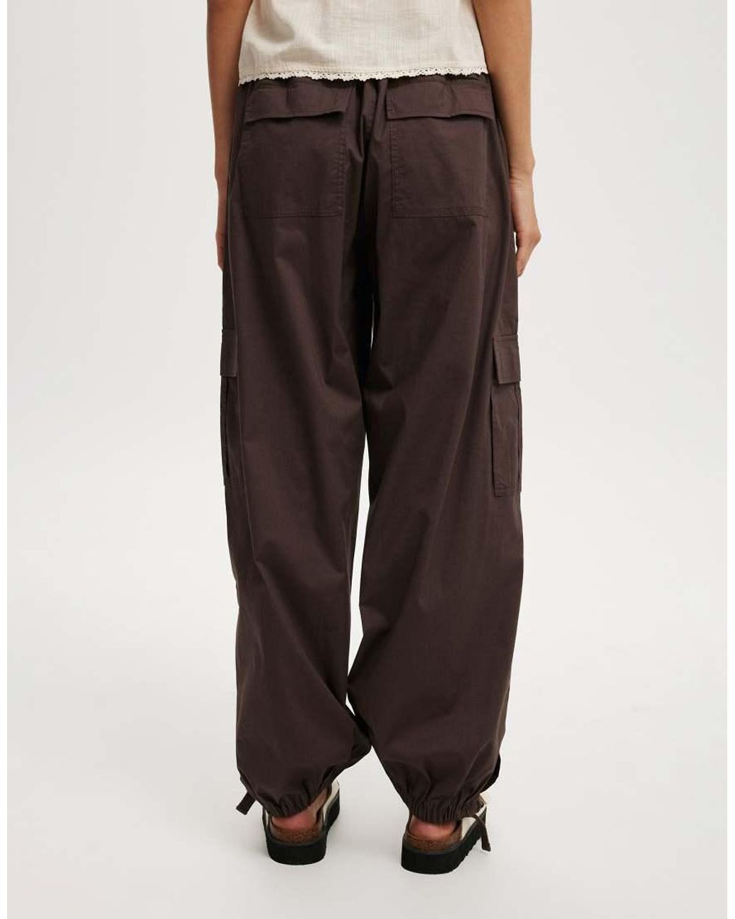 Cotton On White Summer Cargo Pant
