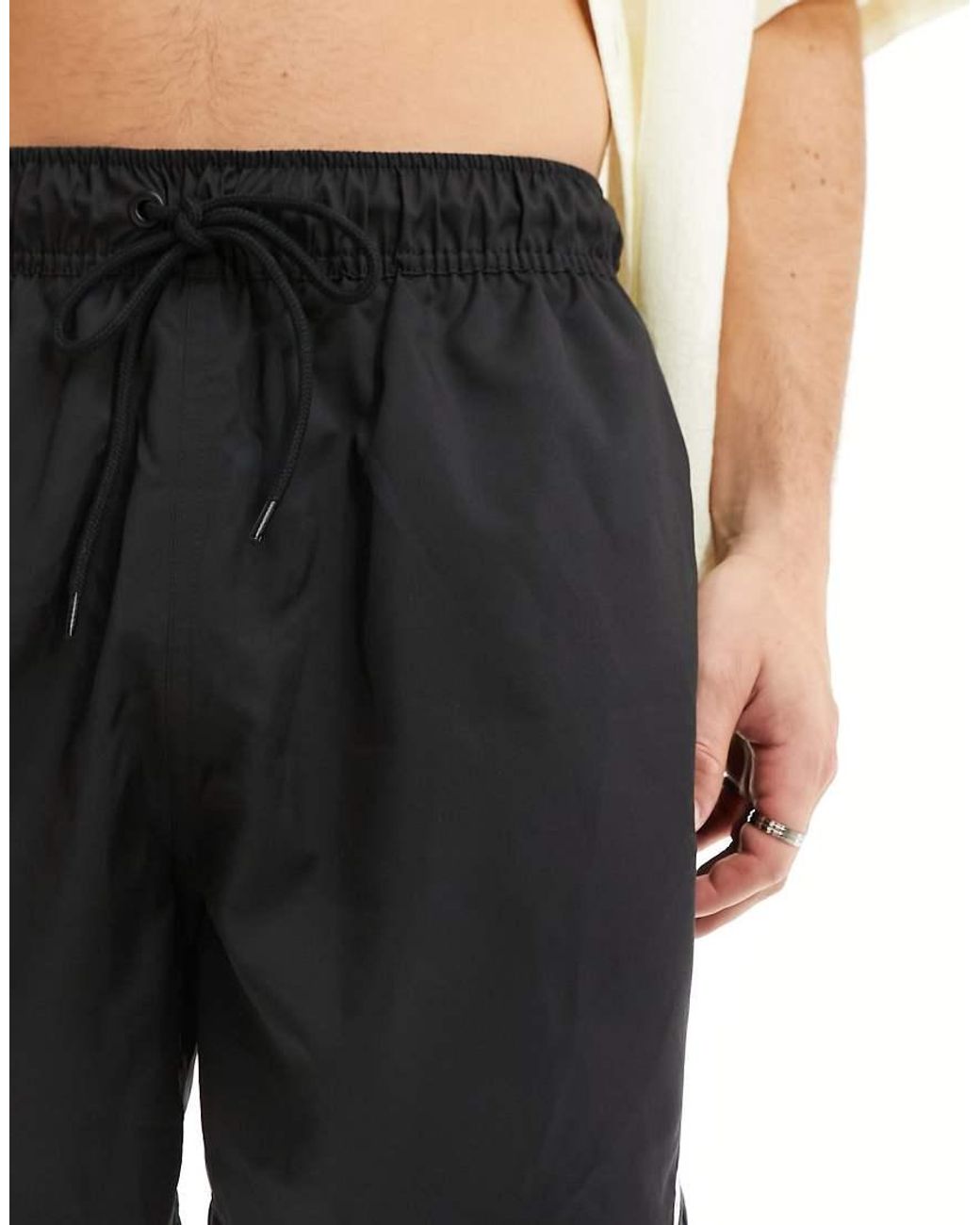 nike club essentials woven shorts in black