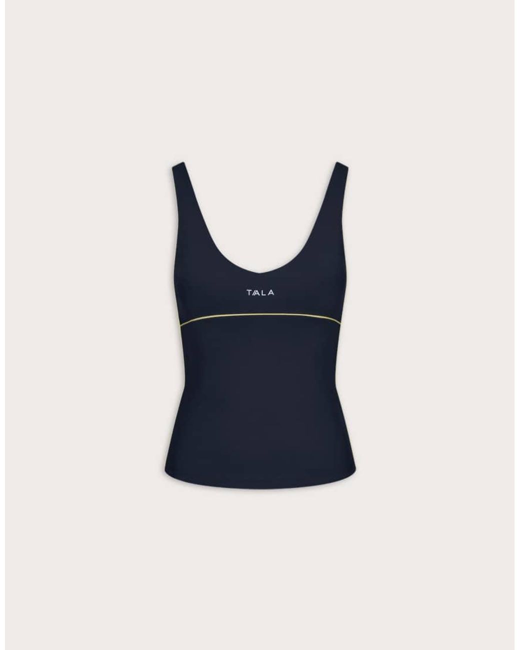 Tala Blue Skinluxe Contrast Piping Singlet