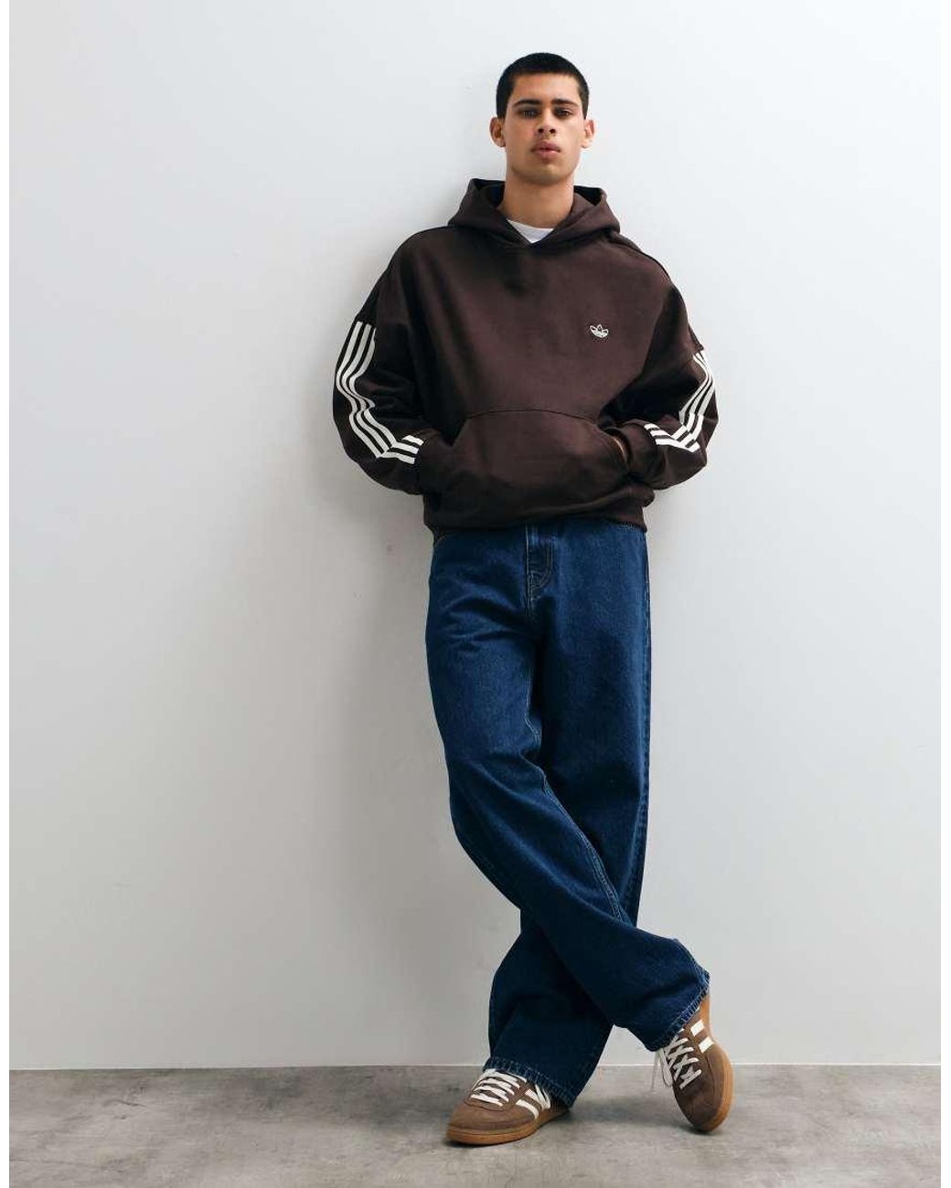 Adidas Originals Black Signature Sweat Hoodie for men
