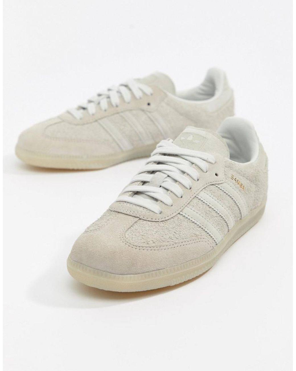 adidas Originals Samba Og Sneakers In Off White | Lyst