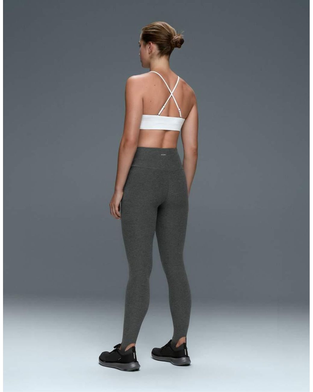 Oysho White Comfortlux Light Support Triangle Sports Bra
