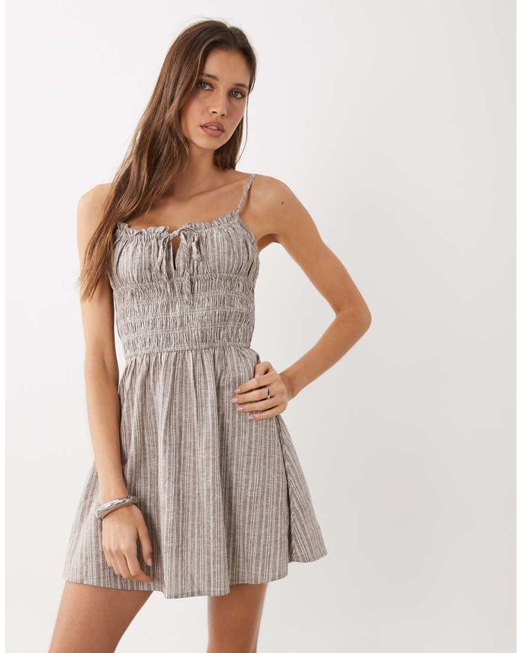 Cotton On White Haven Strappy Mini Dress