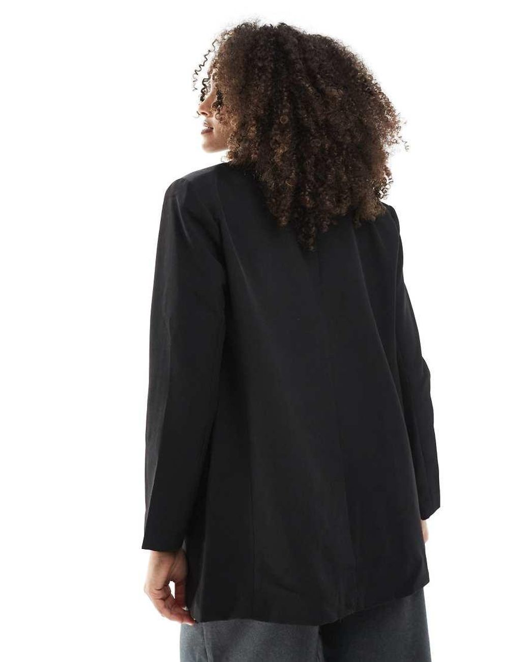 Americana Negra Extragrande De ONLY de color Black