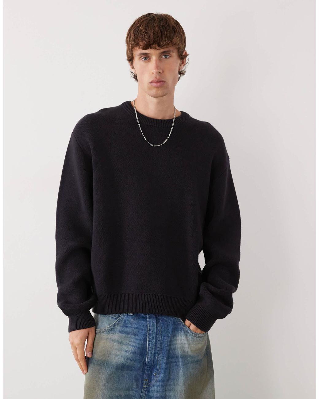 Weekday Blue Sweater for men