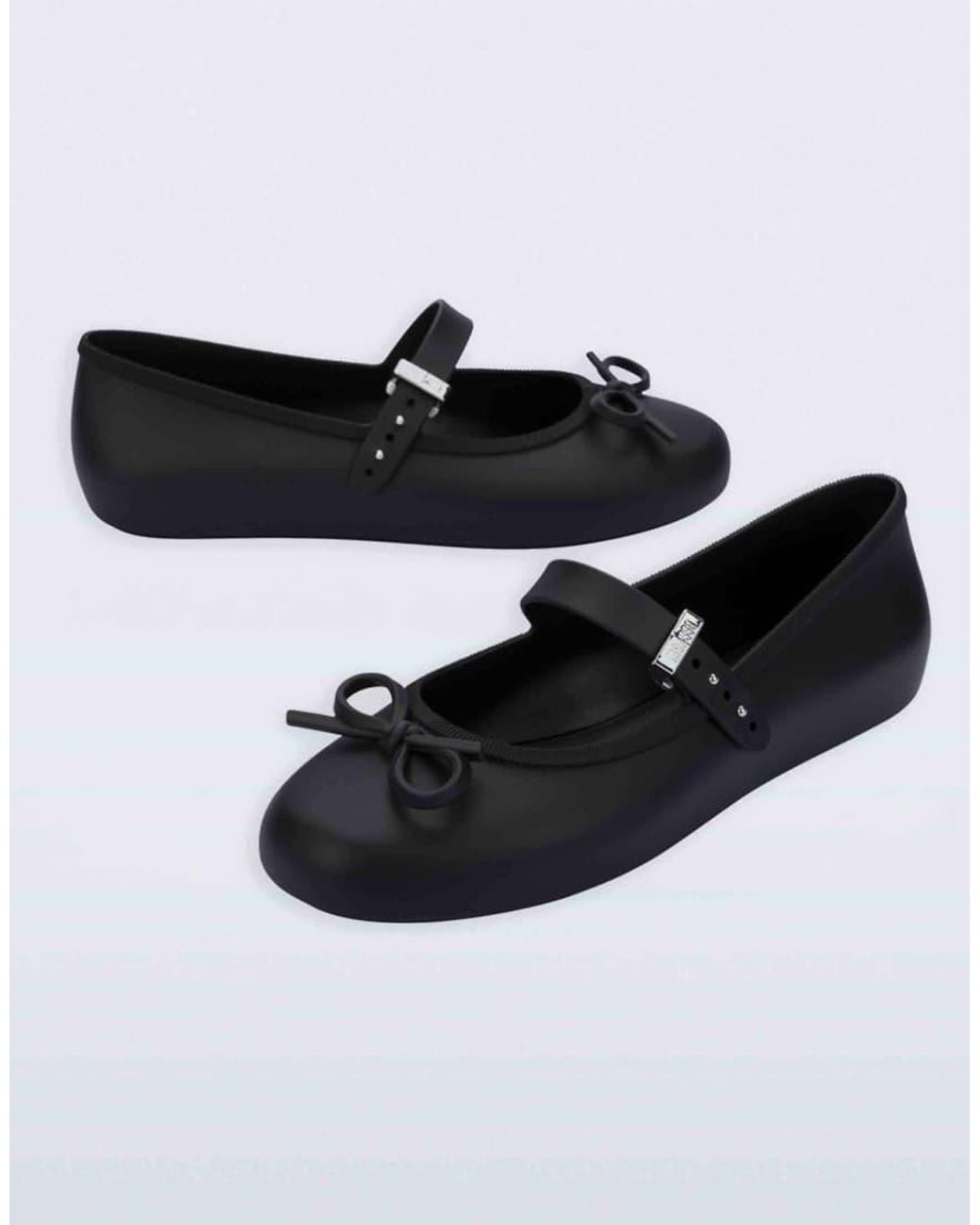 Melissa Black Soft Ballerina Delicate Bow