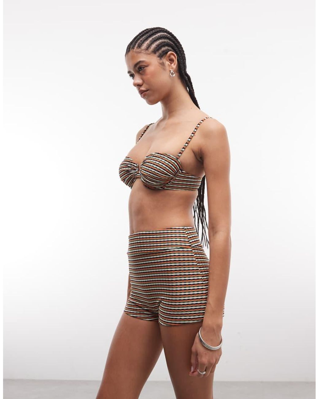 ASOS Brown Dori Bikini Short