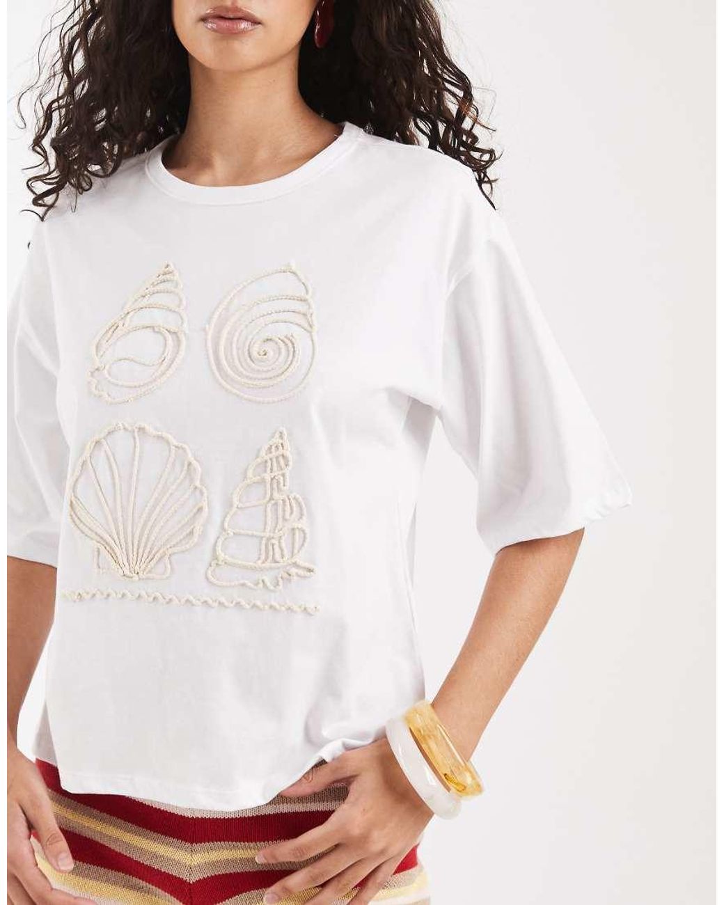 Vero Moda White Short Sleeve T-shirt