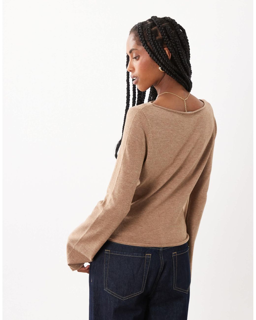 Threadbare Natural – strickoberteil