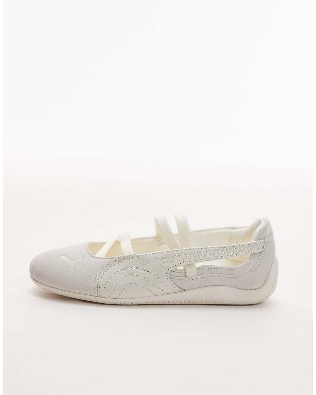 PUMA Blue Speedcat Python Ballet Flats