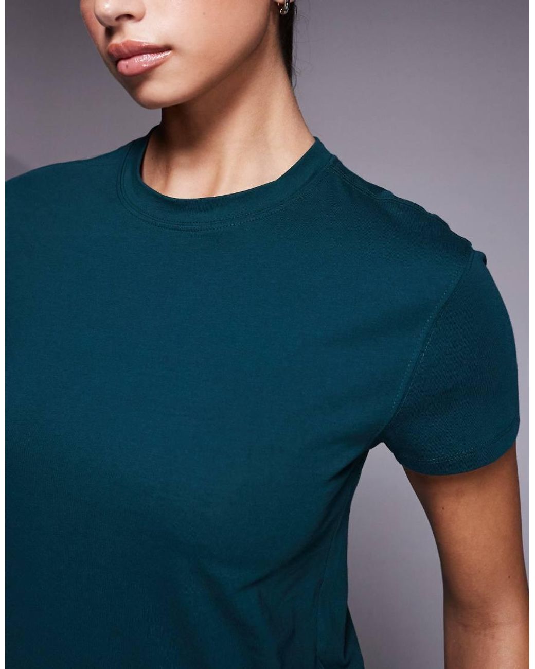 4505 Blue Icon Cotton Boxy T-shirt With Quick Dry Finish