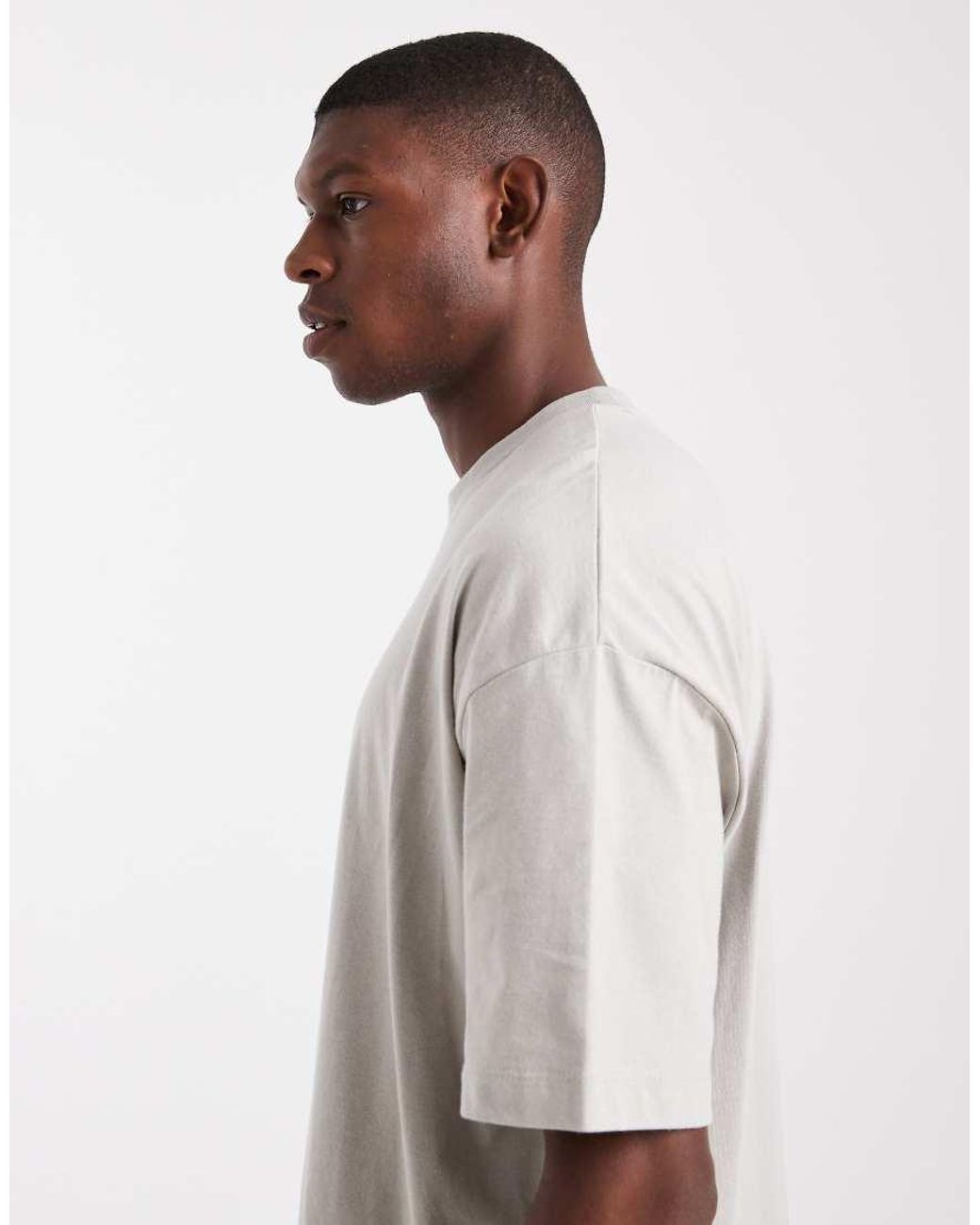 ASOS White Relaxed T-Shirt With Street Graphic for men