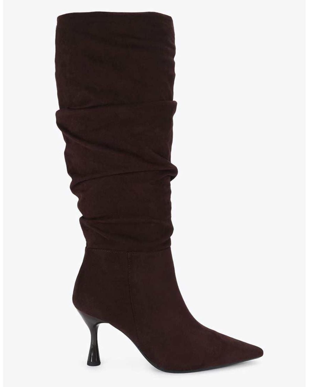 KG by Kurt Geiger Brown Autumn Slouch Knee Boots