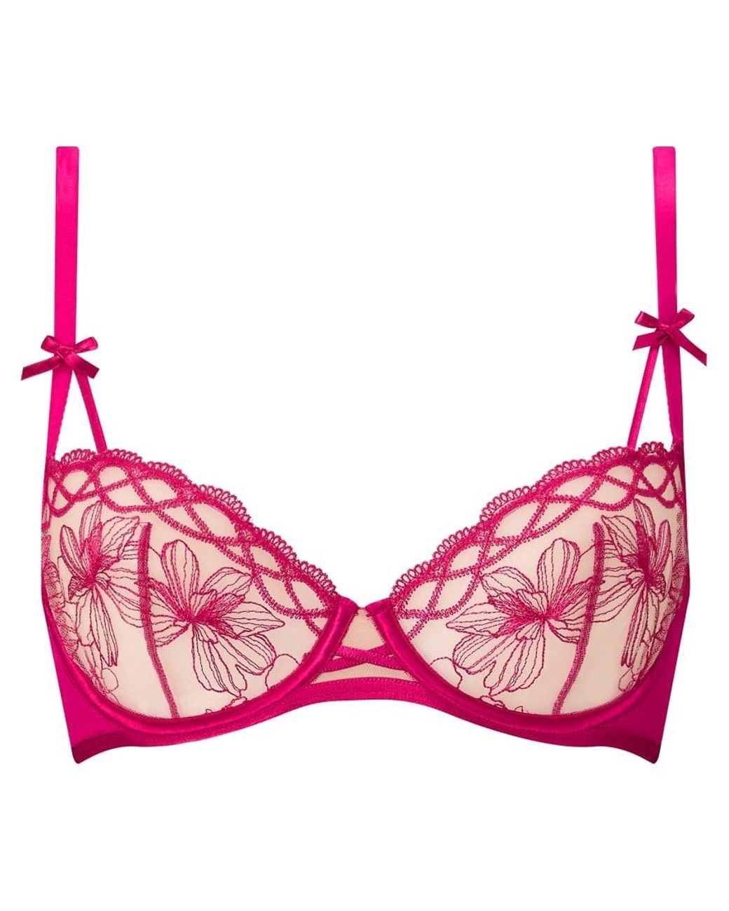 Ann Summers Pink Make You Mine Non Padded Balcony Bra