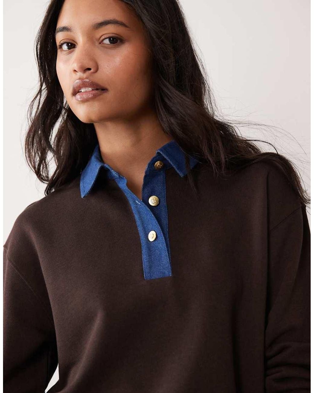 Gant Blue Heavyweight Rugby Polo