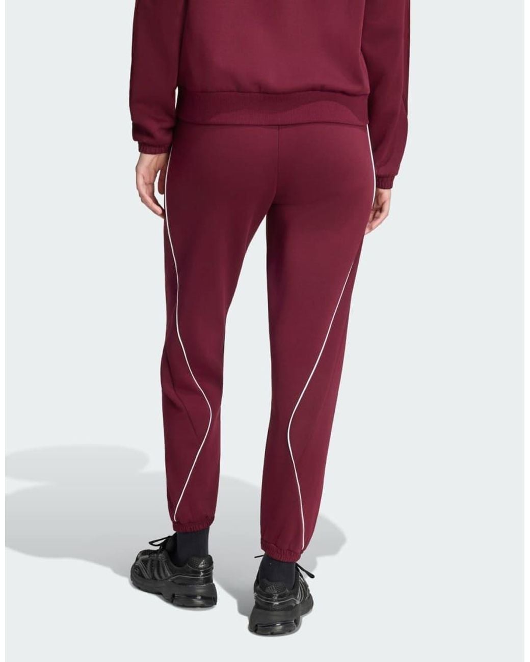 Adidas Originals Red Stadium Small Logo Pant