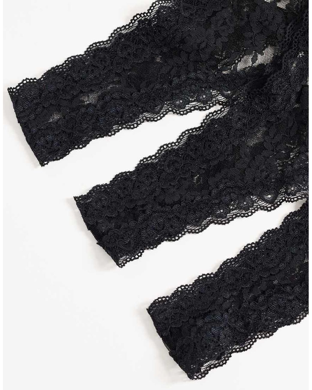 Lindex Metallic Dana 3-pack Lace Thongs