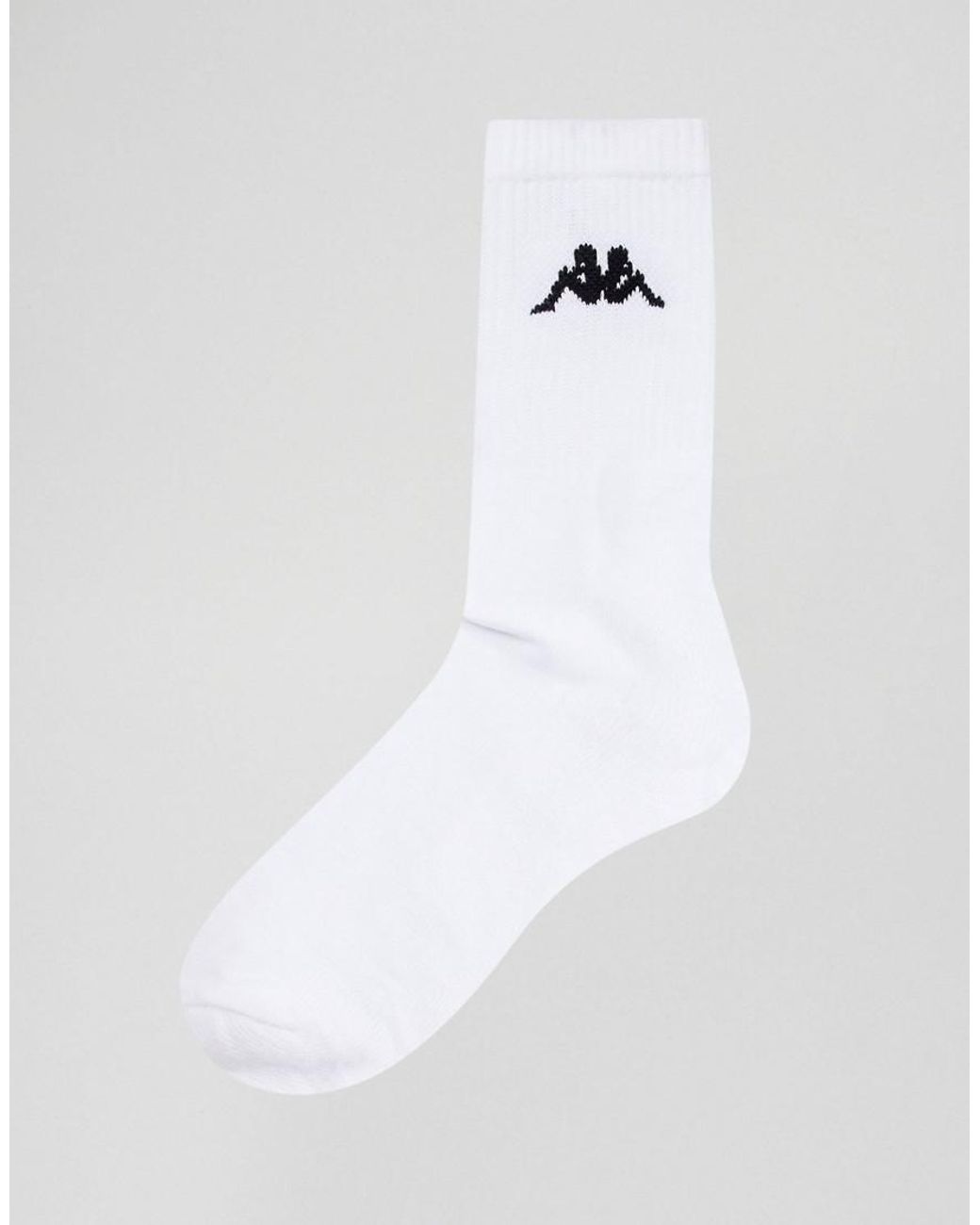 svinge Blændende januar Kappa 3 Pack Sports Socks in White for Men | Lyst