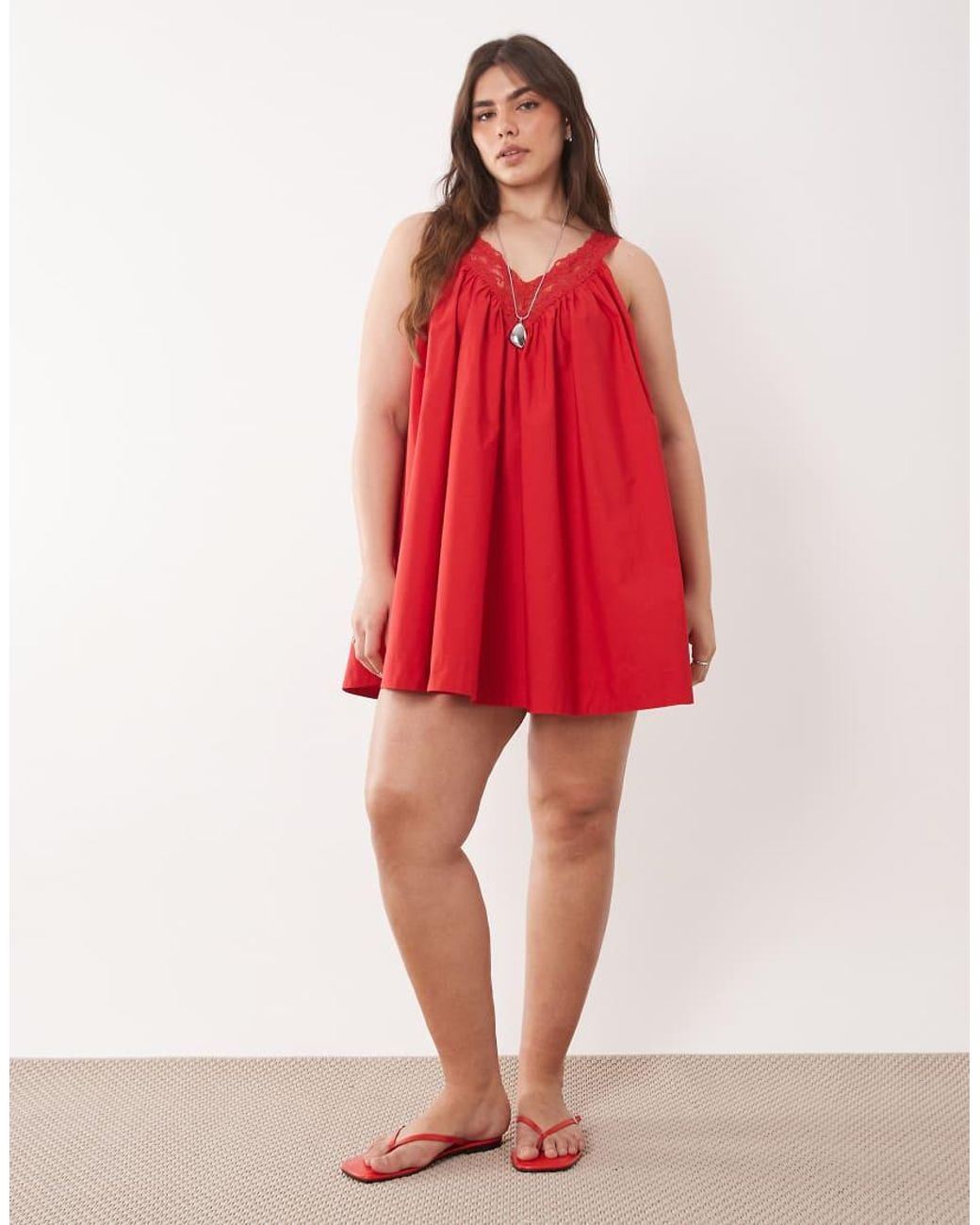 ASOS Asos Design Curve in het Red