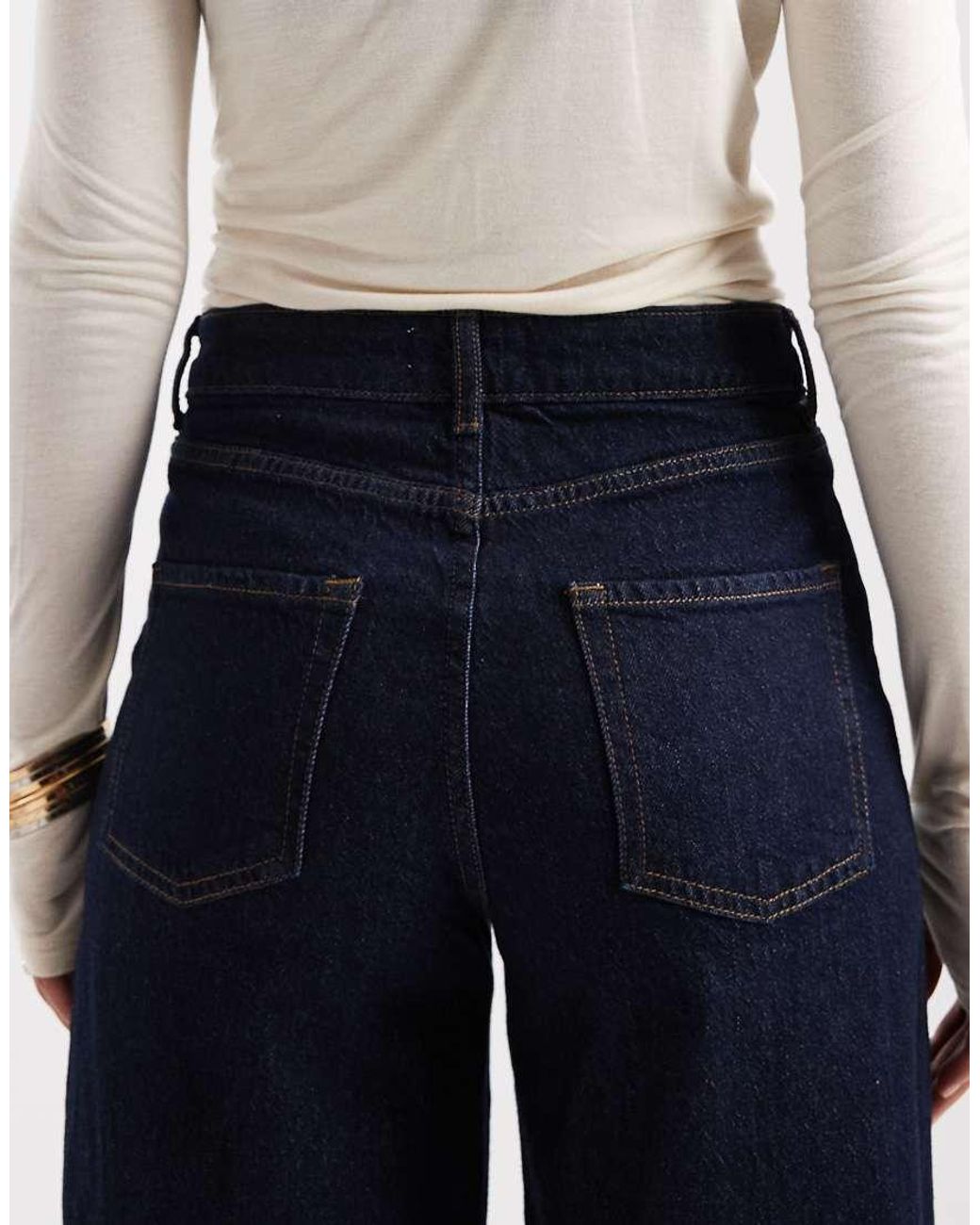 Pieces Black Barrell Leg Jeans