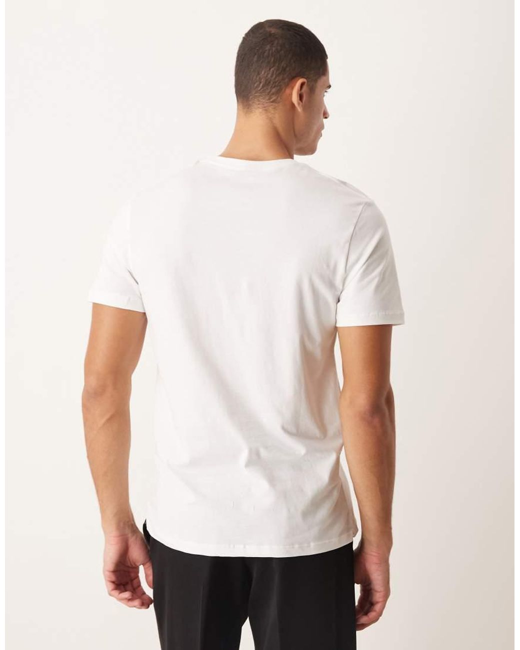 ASOS White Premium Supima Cotton Regular Fit T- Shirt for men