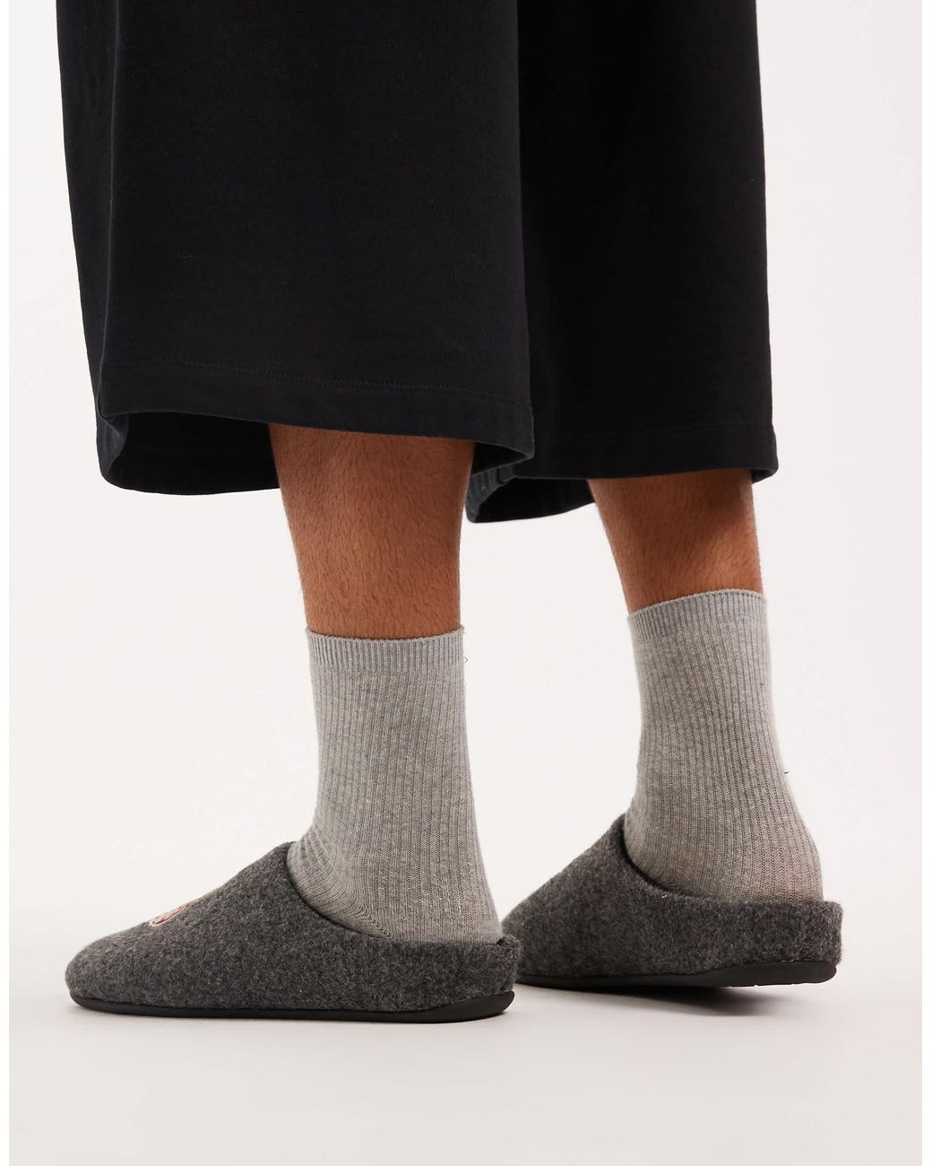 ASOS Black Mule Slipper for men