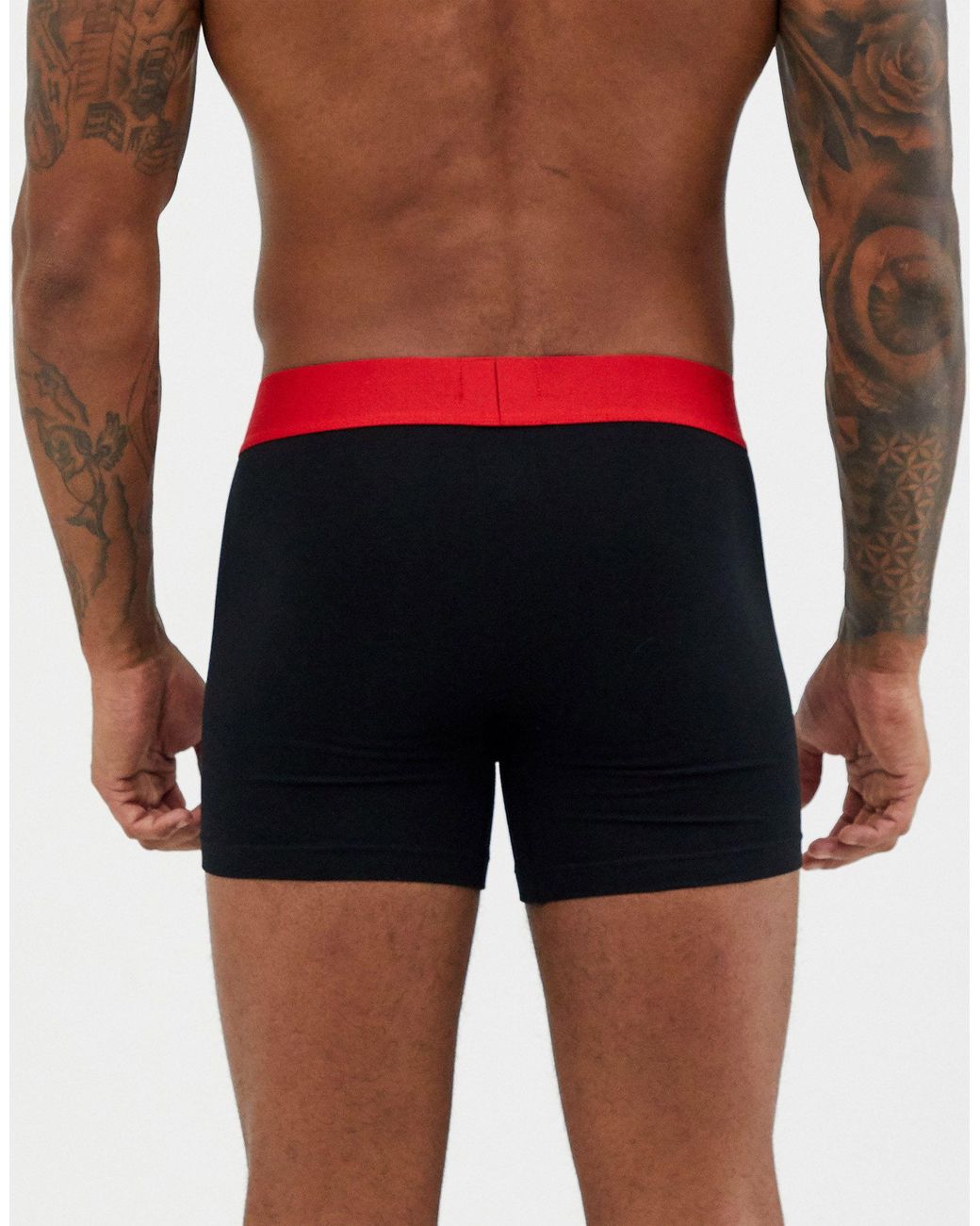 HUGO - Two-pack of stretch-cotton boxer briefs with logos