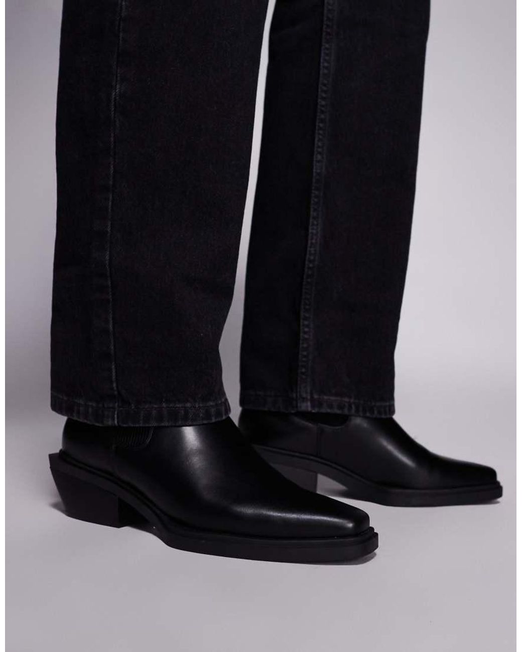 ASOS Blue Chelsea Boots for men