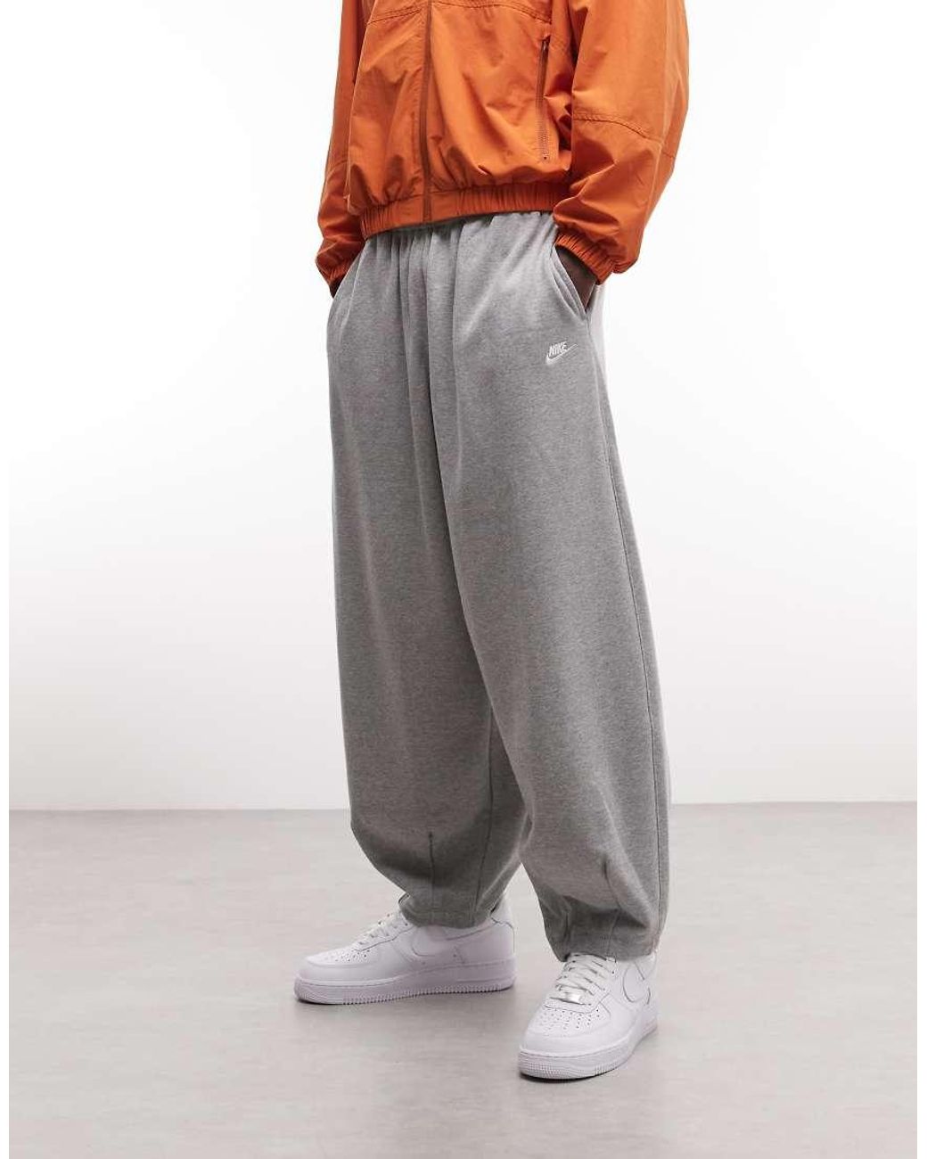 Nike Blue Club French Terry Oversized Joggers for men