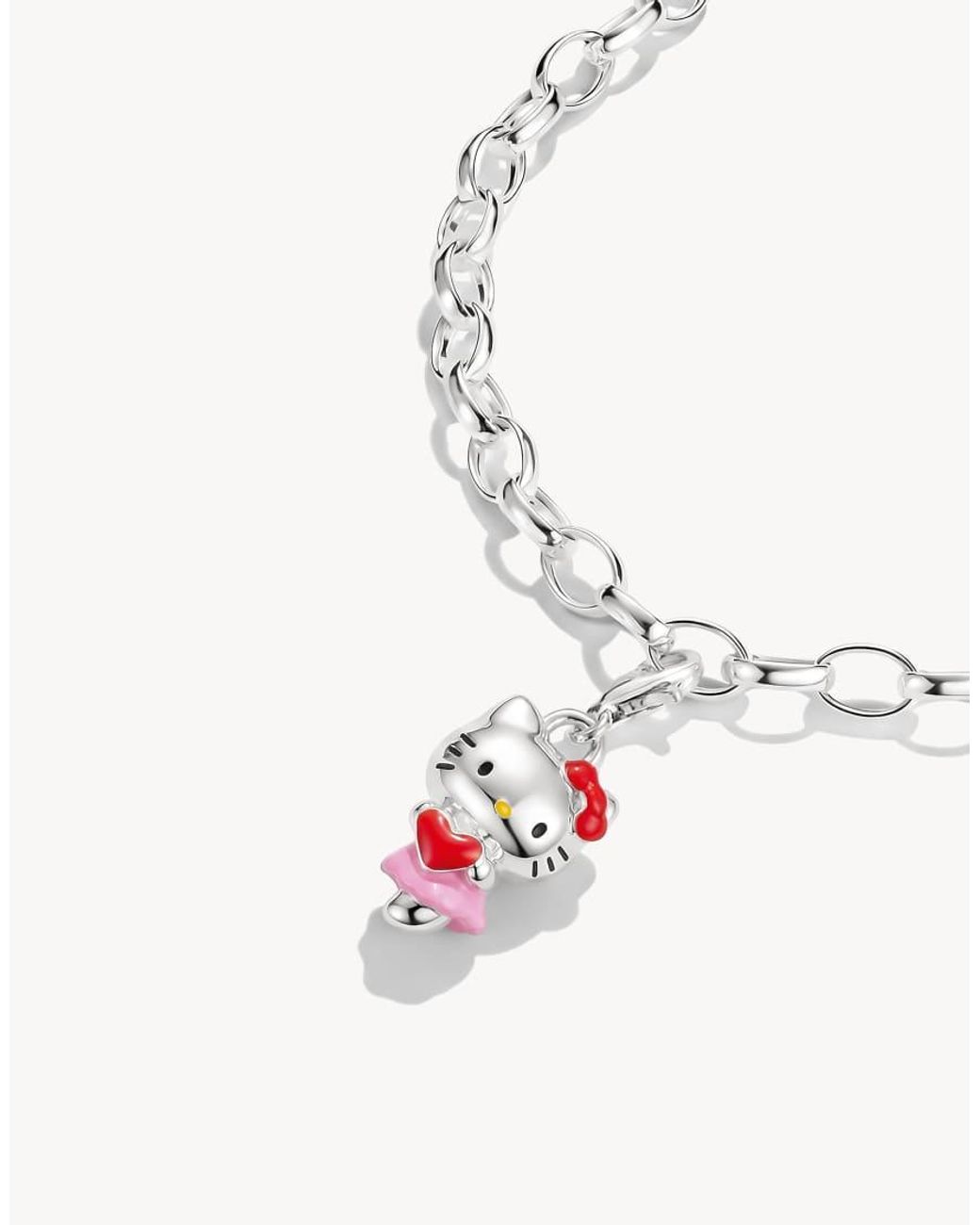Thomas Sabo White Hello Kitty Charm Heart – Original