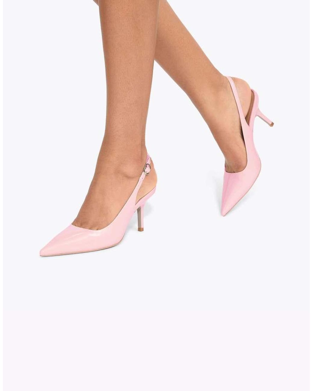 Carvela Kurt Geiger Pink Spirit Sling Heeled Shoes