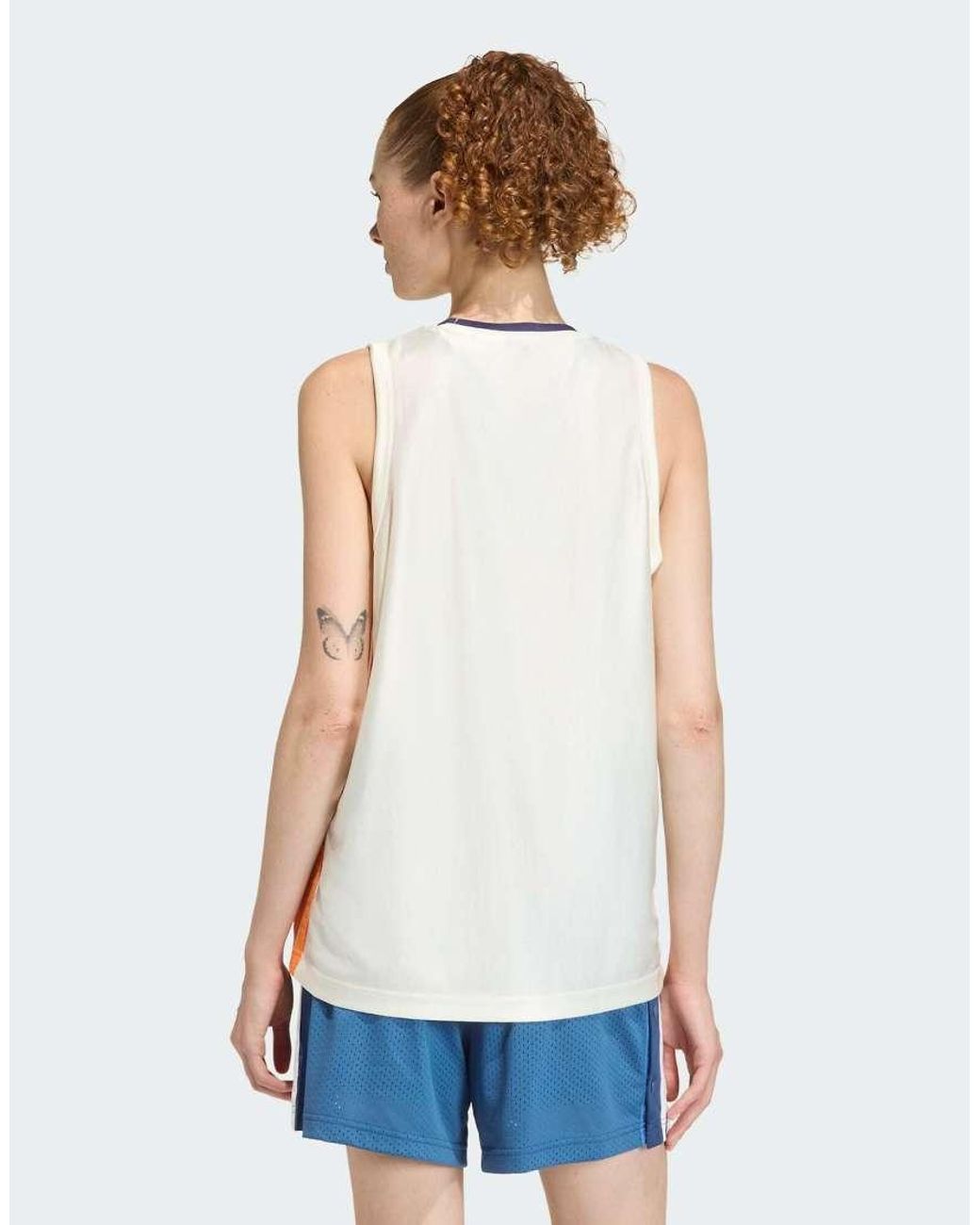 Adidas Originals White Stadium Tank