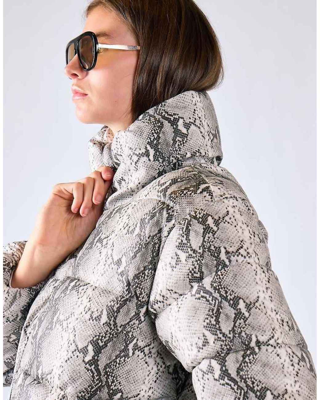 Glamorous White Puffer Coat