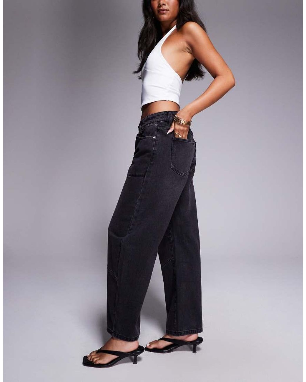 Abrand Jeans Blue 99 Low Barrel Jeans