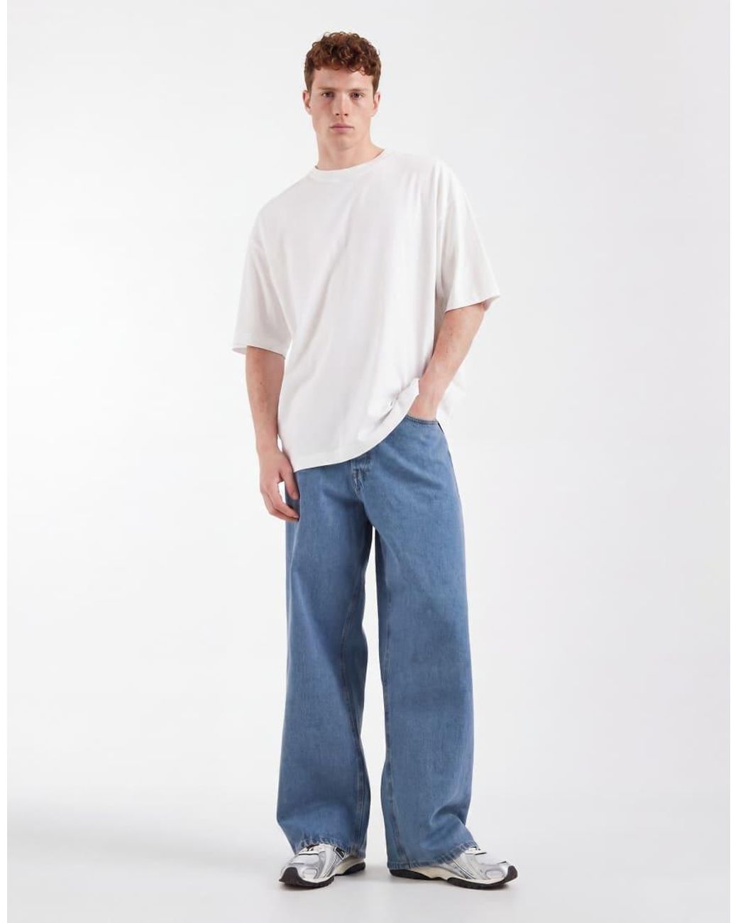 ASOS White Oversized T-shirt With Celestial Spine Print for men