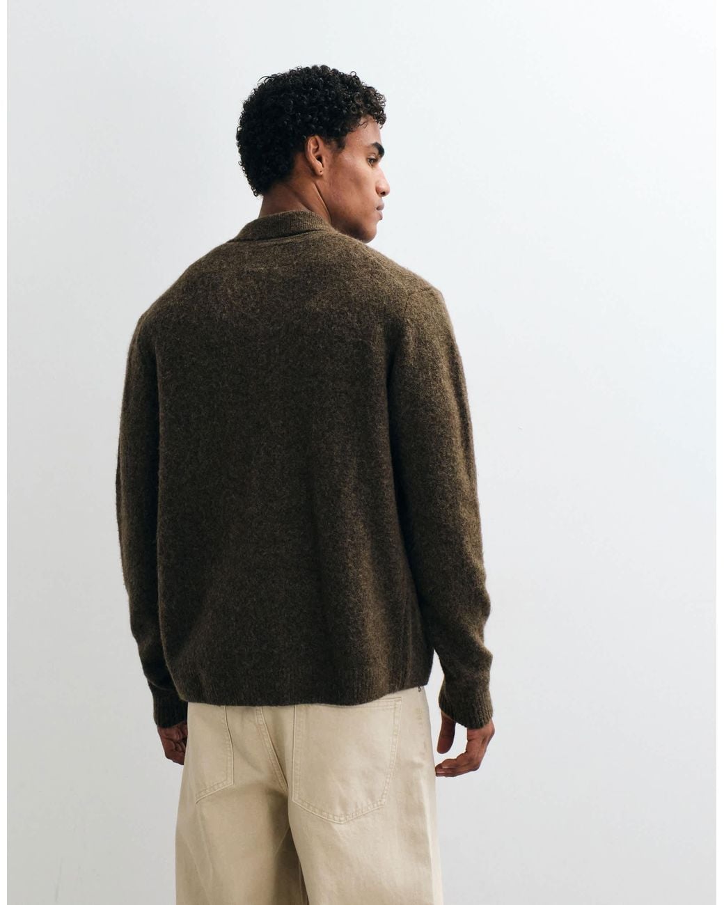 Jack & Jones Brown Button Down Cardigan for men