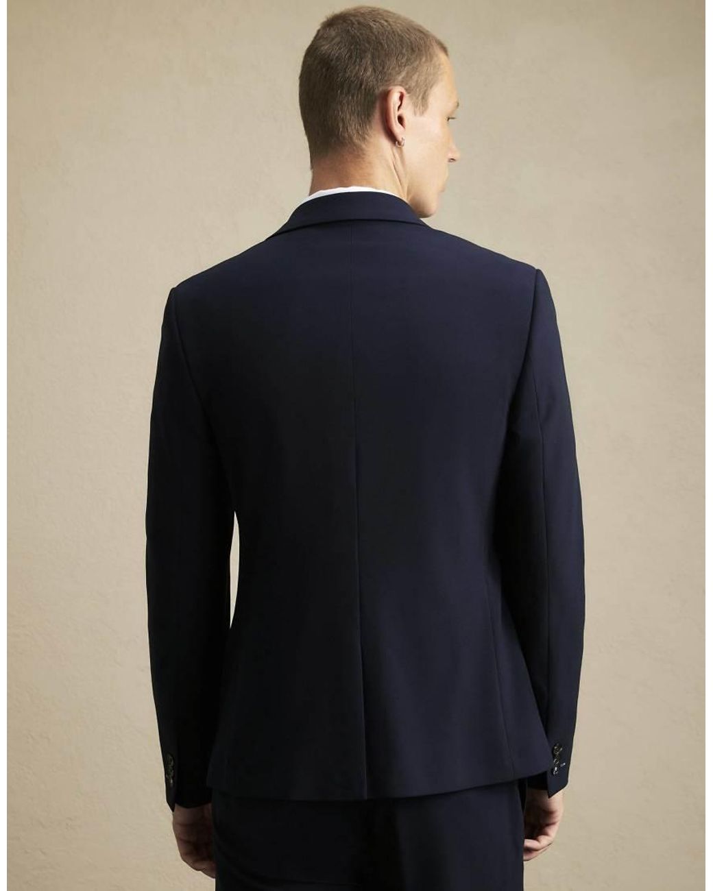 River Island Blue Skinny Fit Suit Jacket for men