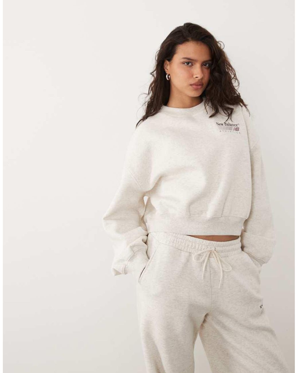 New Balance Natural Trackside Fleece Sweatshirt