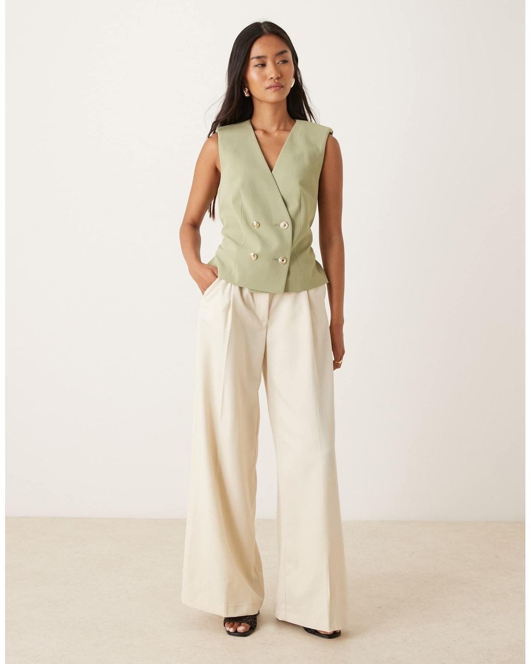 ASOS Green Tie Vest