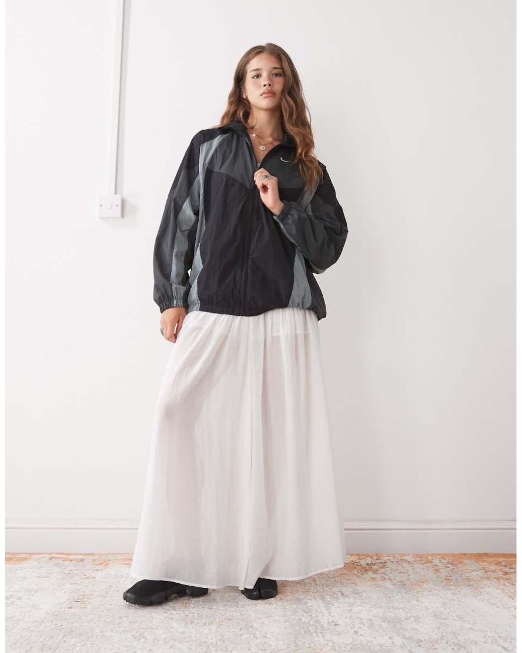 nike windbreaker skirt and jacket