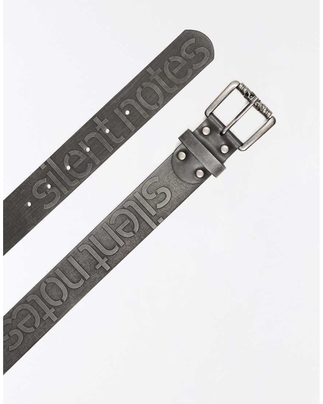 Bershka Black Buckle Belt for men