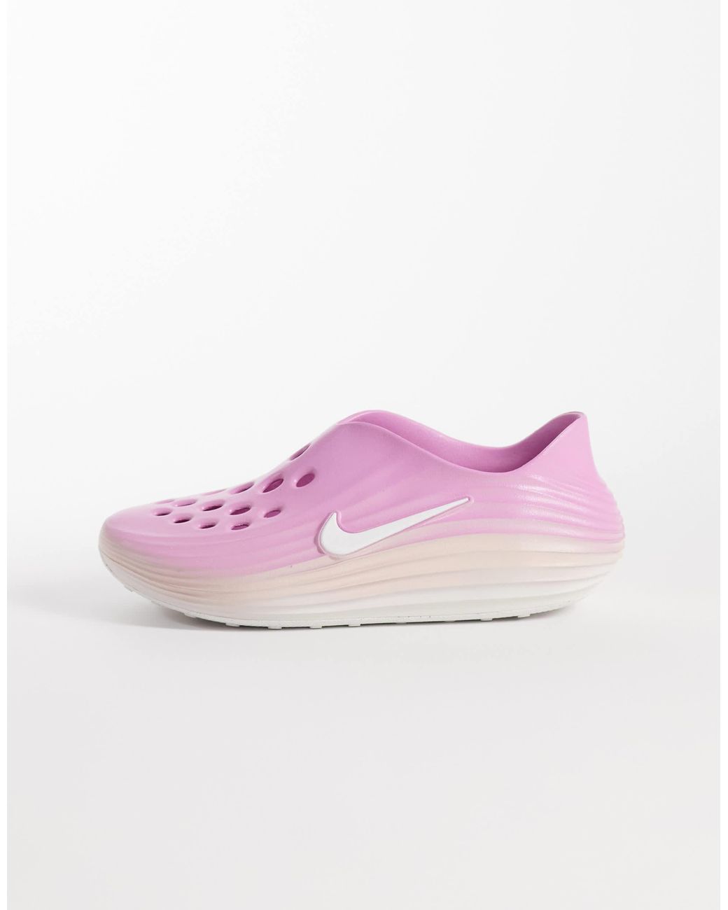 Nike Pink Reactx Rejuven8 Clogs