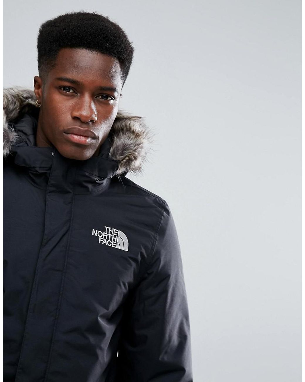 The North Face Zaneck Detachable Faux Fur Hood Jacket in Black for Men |  Lyst Canada
