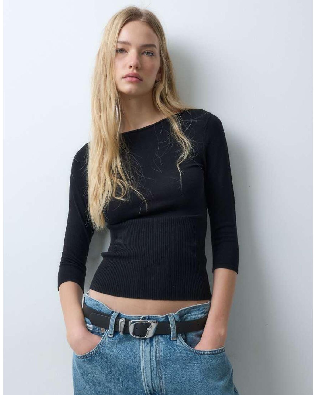 Cotton On Blue Boat Neck Knit