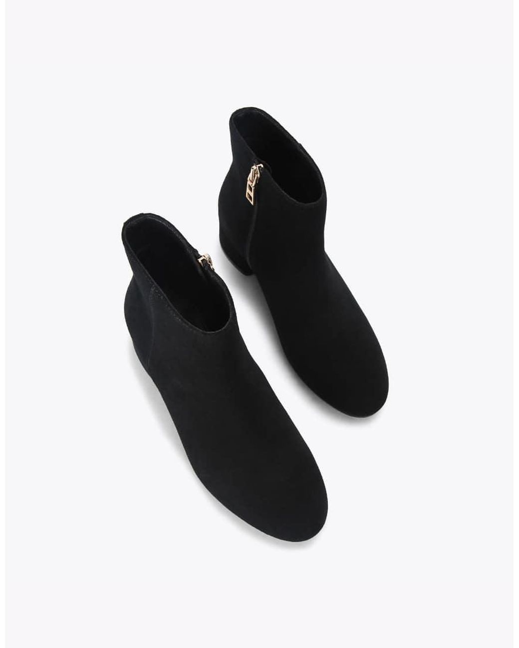 Carvela Kurt Geiger Black Gaia Low Ankle Boots