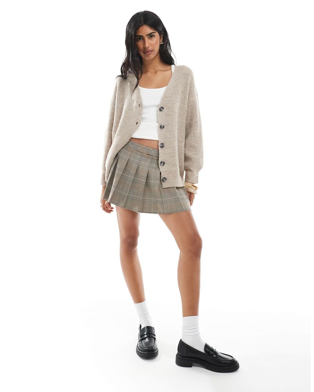 Cotton On Everything Luxe Boxy Cardigan in Natural | Lyst
