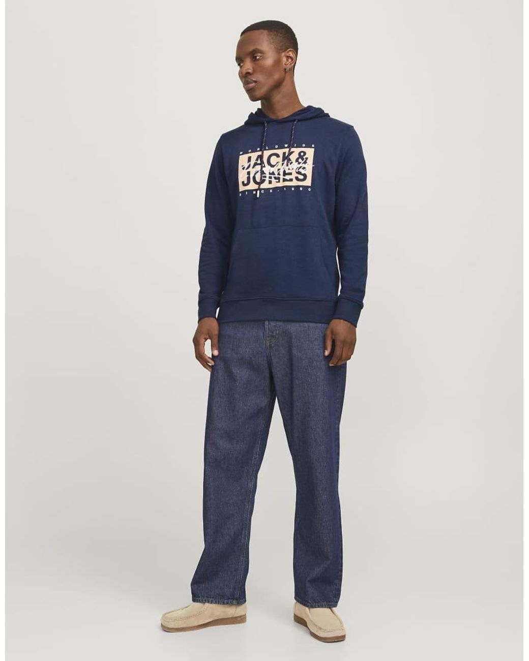 Jack & Jones Blue Hoodie for men